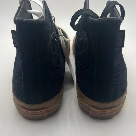 Converse Chuck Taylor All Star Pro Black Corduroy Gum High Top Women 7.5 NWT - Picture 6 of 8